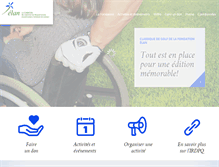 Tablet Screenshot of fondationelan.com